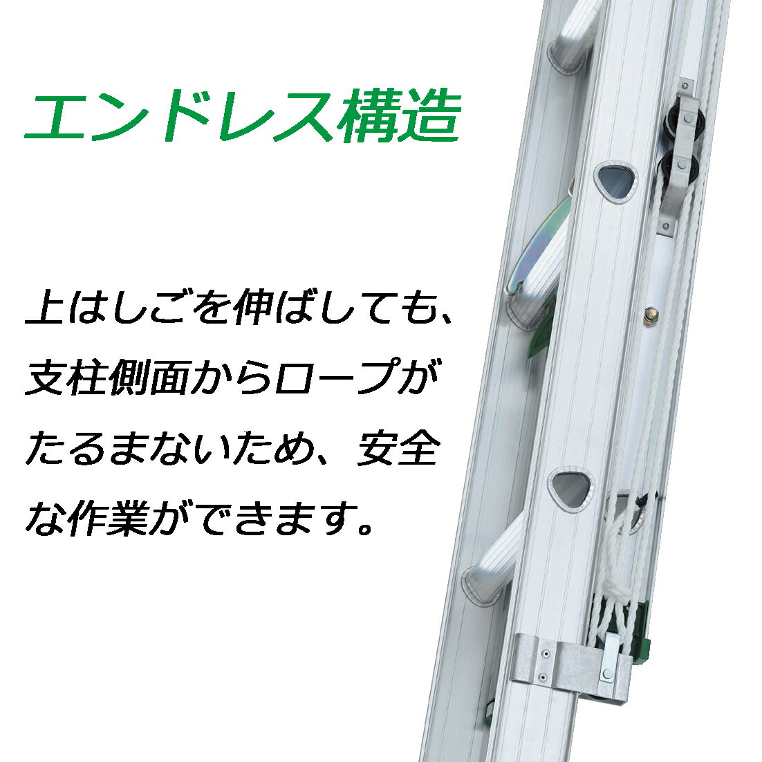 アルインコSX-103D業務用アルミ2連はしご代引き不可
