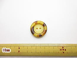 Rakuten - ヒョウ柄ボタン-18mm【1個単位販売】OW-9646-18【ネコポス便OK】