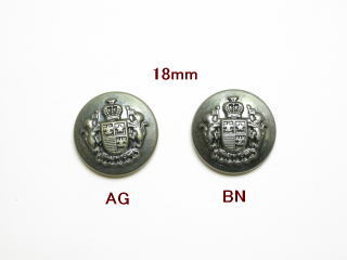 Rakuten - ジャケット用メタルボタン-18mm【4個で360円】MBTM-76160-18【ネコポス便OK】