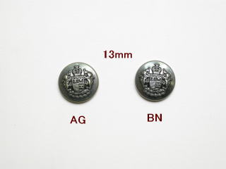 ジャケット用メタルボタン-13mm【4個で280円】MBTM-76160-13【ネコポス便OK】