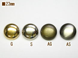 Rakuten - ジャケット用メタルボタン-23mm【1個単位販売】MBAZ-1023-23【ネコポス便OK】
