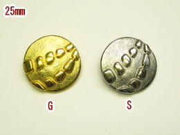 ジャケット用メタルボタン-25mm【1個単位販売】MBAZ-500-25【ネコポス便OK】