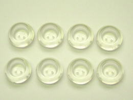 Rakuten - 透明ボタン-17mm【8個で300円】CBKN-140723-17【ネコポス便OK】