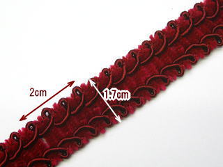 ブレード(縁飾りテープ)-エンヂBRKN-0613-26【ネコポス便OK】