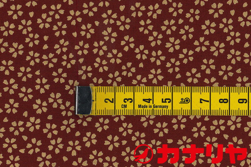 和柄 桜柄 小花 小桜 和調 シーチング プリント 綿 生地【メール便配送2.0mまで】 30cm（数量3）以上10cm単位からご注文ください。