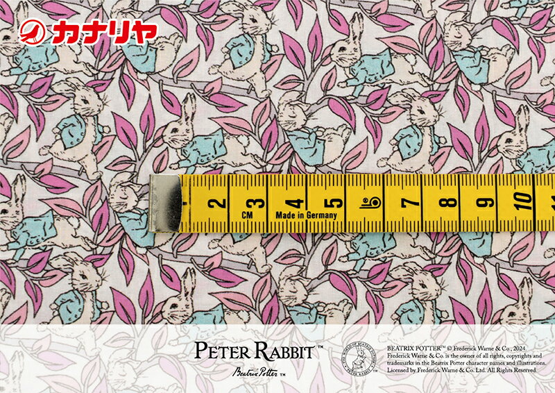  リバティ リバティプリント タナローン 綿 Peter`s Tails ピーターズ・テイルズ ピーターラビット™ Peter Rabbit Collection 2024 2024ss 春夏 LIBERTY 日本製 生地 30cm（数量3）以上10cm単位からご注文ください