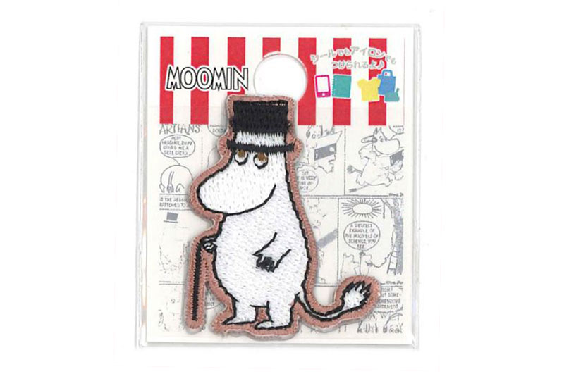 シール&アイロン接着2wayワッペン ムーミンパパ