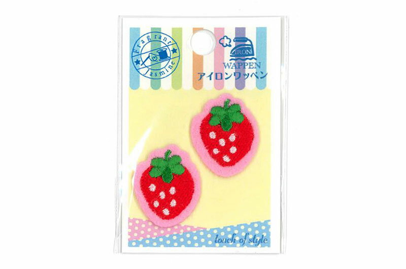 アイロンワッペン いちご