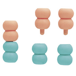 カナリヤ クロバー 棒針キャップ「ツイン」