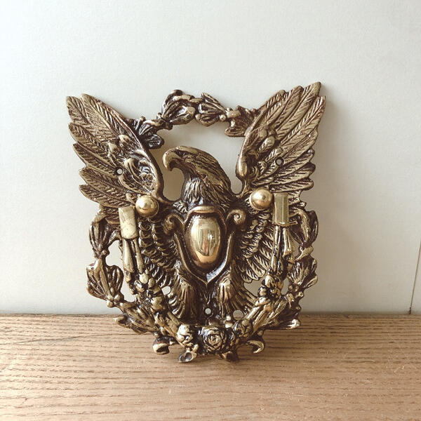 プリンス 扉飾り 引手 取手 ワシ鷲 ドアノッカー 大