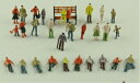 町の中人々 10体 1:200スケール 高さ約1cm ジオラ...