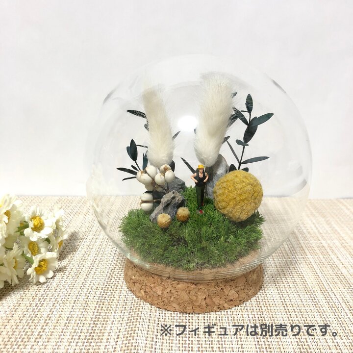 プリザーブド苔テラリウム ドライフラワーガラスボトル 【登山】母の日 父の日 誕生日 おしゃれ ナチュラル 人気 お花 ギフト お誕生日 プレゼント ウェディング 結婚式 両親 花束贈呈 送別会 退職祝い 定年 結婚祝い