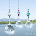 幸運 サンキャッチャー 40mm 30mm クリスタルボール レインボー ペンダントメーカ 風水 きれい 透明 キラキラ 窓際 玄関 インテリア おしゃれ 面白...