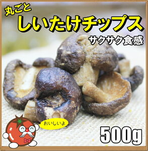 おつまみ 丸ごと しいたけチップス 業務用サイズ500g