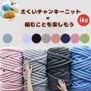 チャンキーニット 毛糸 幅2cm 1000g diy 毛糸 ヤーン DIY 手芸 保温 ブランケット ニットヤーン ニットヤーン 極太毛糸 毛糸 手作り 編み物...