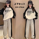 セットアップ 子供服 2点セット 上下セット スポーツウェア プルオーバー 部屋着 女の子 子供 トレーナー キッズ服 オシャレ ガールズ 長袖 スウェット 長...