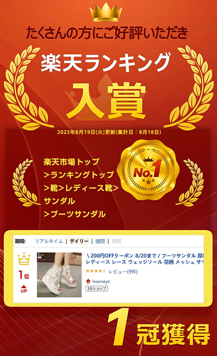 ＼15日限定10％OFFクーポン／【楽天1位】ブーツサンダル 厚底サンダル レディース ...