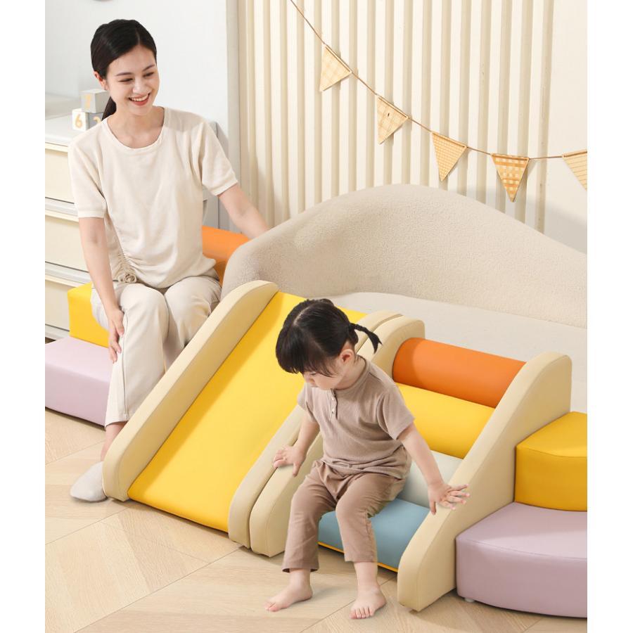 【全品5%ポイント】ソフトブロック プレイマット 自由に組み合わせ 滑り台 クッシ...
