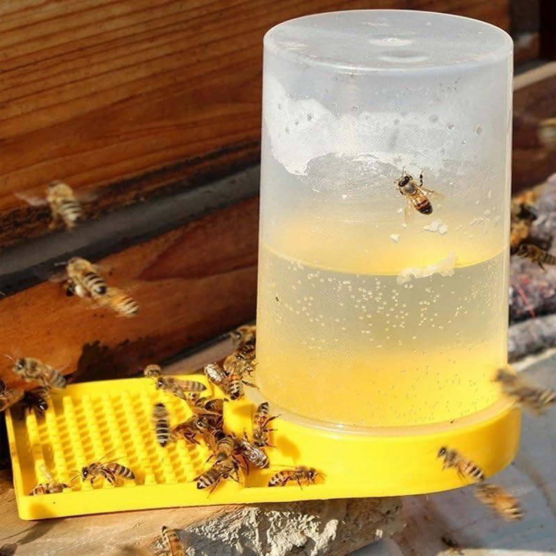 8個 セット 養蜂用 給餌器 蜜蜂フィーダー 給水 凹凸設計 溺れ防止 プラスチック製 蜂蜜 養蜂家 供給ツール 蜜蜂給餌器 給水器 ビーフィーダー 養蜂用給水装置