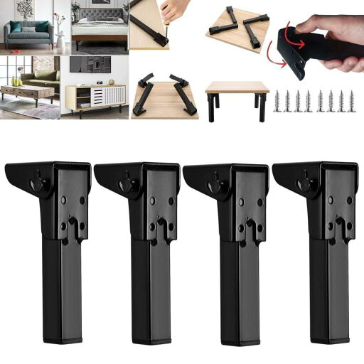 4本セット 90°鉄製折りたたみテーブル脚 折畳自動角脚 DIY 折りたたみ脚ブラック アイアン 折り畳みテーブル脚 折りたたみ可能家具の脚 ソファの足 コーヒーテ 4本セット 90°鉄製折りたたみテーブル脚 折畳自動角脚 DIY 折りたたみ脚ブラック アイアン 折り畳みテーブル脚 折りたたみ可能家具の脚 ソファの足 コーヒーテ