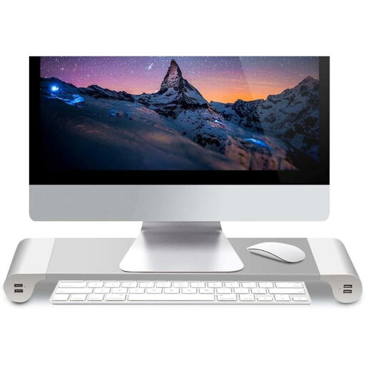 モニター台 卓上 充電 机上台 パソコン台 USBポート付き モニタースタンド iMac ディスプレイ台 PC台 姿勢改善 キーボード収納 デスク 卓上収納 耐荷重25kg 滑り モニター台 卓上 充電 机上台 パソコン台 USBポート付き モニタースタンド iMac ディスプレイ台 PC台 姿勢改善 キーボード収納 デスク 卓上収納 耐荷重25kg 滑り