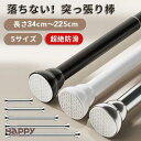 突っ張り棒 強力 つっぱり棒つっぱり式 ハンガーラック 伸縮棒 超強力 突っ張り式 耐荷重 カーテン 長さ調整 省スペース ステンレス 新生活応援 春 夏 秋 冬