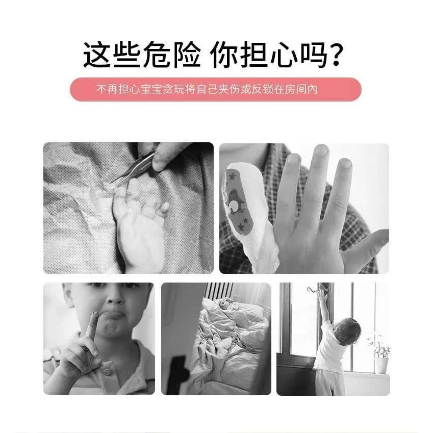 金澤ベース 楽天市場店の【全品5%ポイント】ドアストッパー 6個セット 指挟み防止 滑り止め ドアロック ベビーガード チャイルドロック ストッパー 指はさみ防止 隙間カバー 巻き｜アングル2