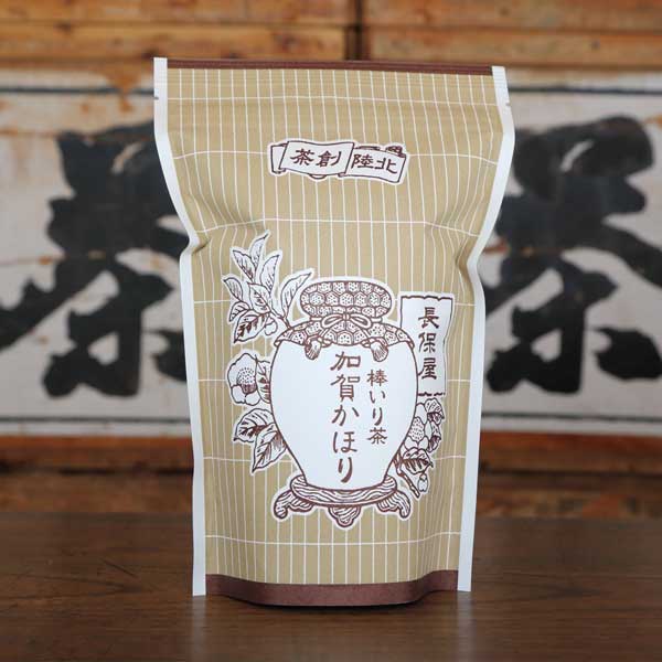 ≪長保屋茶舗≫棒いり茶「加賀かほり」 100g【加賀茶】