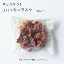 ≪コロッカンコロッカン≫コロッカンラスク5袋入り ブルーベリーカシューナッツ【能登の米あめ 能登ブルーベリー 全粒粉 国産小麦 ザクザク】