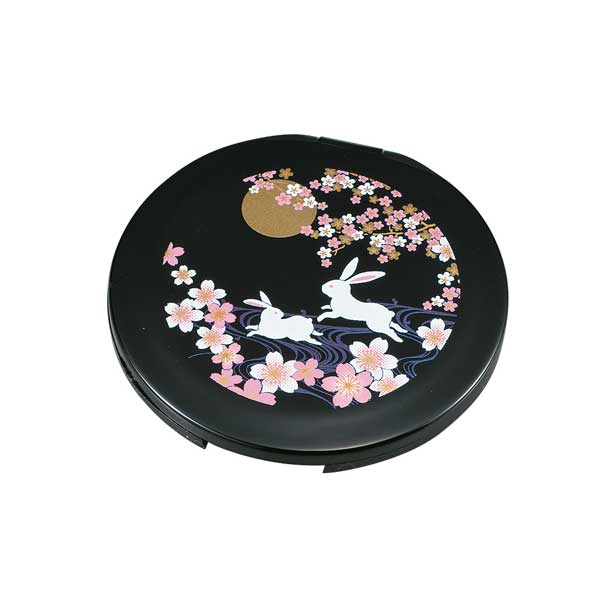 ≪大辻漆器≫コンパクトミラー(拡大鏡付)全4柄【送料無料ライン対象外】