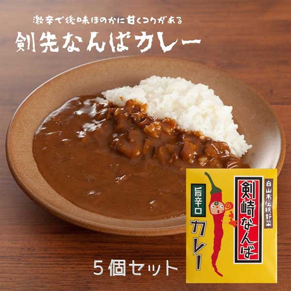 ≪ふれあい工房たんと≫剣崎なんばカレー（5個入）【金沢カレー