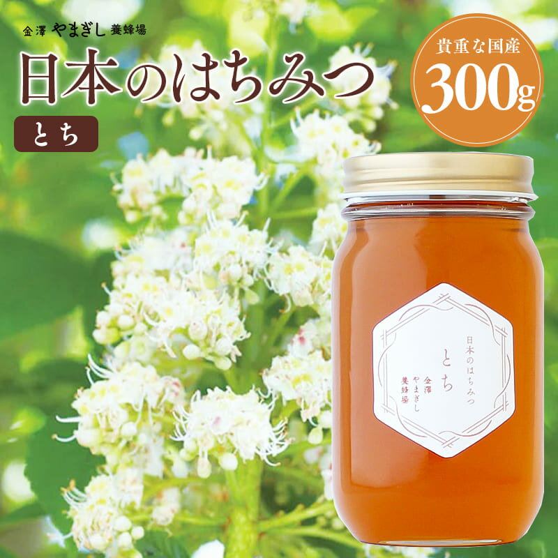 お歳暮 夏ギフト 日本のはちみつ 「とち 300g」(お歳暮 ご挨拶 プレゼント グルメ 蜂蜜 ハチミツ はちみつ 生はちみつ 純粋 国産 トチの木 やまぎし養蜂場 ギフト お取り寄せ)