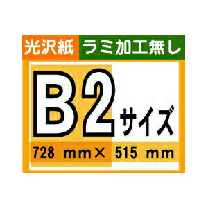 【ポスター印刷】B2サイズ 1枚【光沢紙・ラミ加...の商品画像