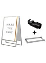 フラットオープンスタンド看板B1両面 ウエイトアーム・水タンクセットFOSK-B1R-3SET /【送料無料】【日本製】【頑丈】屋外看板 立て看板 スタンド看板...