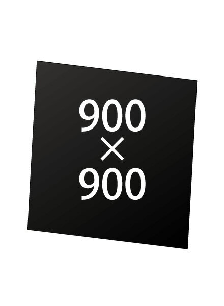 VASK用アルミ複合板(黒)3mm厚 900X900　VASKOP-APB900X900