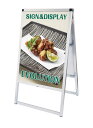 【特別価格】バリウススタンド看板 ACタイプ A1両面 VASKAC-A1R / 【送料無料】【日本製】【頑丈】 屋外看板 立て看板 スタンド看板 A型看板 店舗前看板 ポスター入れ替え式 飲食 店舗 看板 薄型 おしゃれ 高級 両面