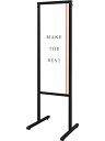 ブラックスマートメッセージスタンド A3縦縦片面 BSMMSAC-A3TTK/ 【送料無料】【日本製】【頑丈】 立て看板 スタンド看板 T型看板 店舗前看板 ポ...