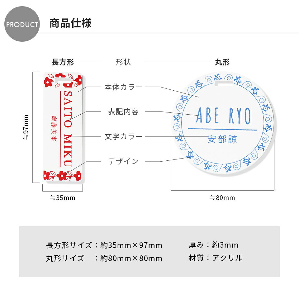 ネームプレート ネームタグ ゴルフ 名入れ可能...の紹介画像3