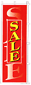 バーゲンセールの販促に！ノンジャンル　のぼり旗「SALE」（1）5枚セット