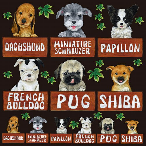 シール 犬 詰め合わせ 装飾 デコレーションシール チョークアート 窓ガラス 黒板 看板 POP ステッカー （最低購入数量3枚〜）メーカー直送