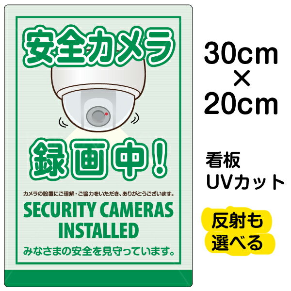 看板/表示板/「安全カメラ/録画中」特小サイズ/...の商品画像