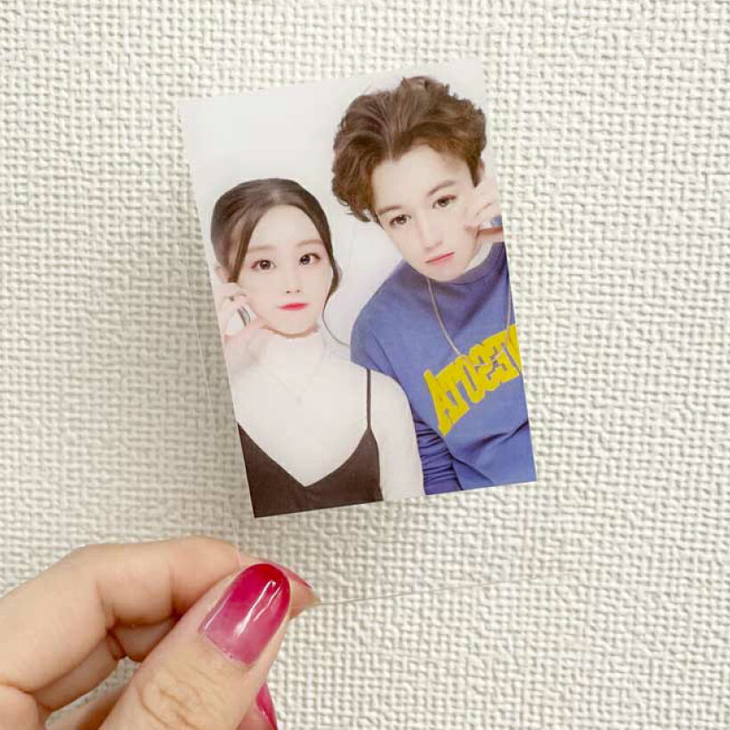 アクリリカル フォトプレート 名刺サイズ 5.5cm×9.1cm 1mm厚 クリア