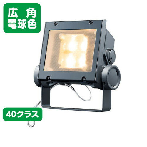 【LED投光器】【レディオック フラッド ネオ】 ECF4040W/LSAN8/DG 【40クラス】【広角】【電球色】