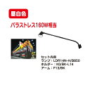 【バラスト160W相当 3点セット】【LEDアイランプ】【アイランプLED】 岩崎電気 レディオック LEDアイランプ・ホルダー・アームセット 11W