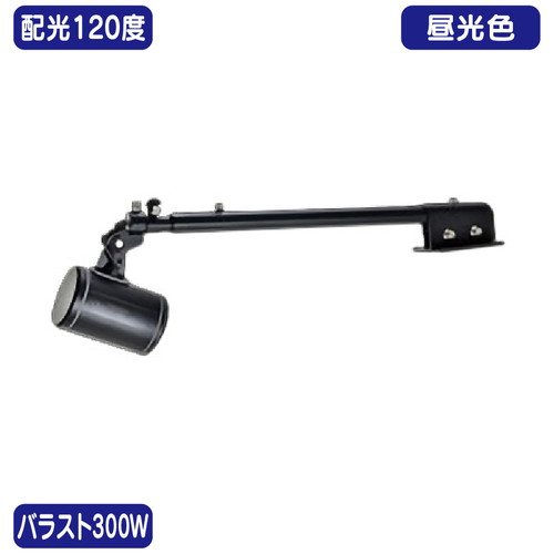 【ニッケンハードウェア】【LED投光器】【一体型LEDアームスポット ビュートロン】 VT40-120C-T/BK 黒 ..