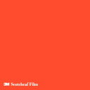 【スコッチカル】【3mスコッチカル】【スコッチカルフィルム】 【1m単位】XLシリーズ 透過タイプ ブライトオレンジ マット TL5401XL 1000mm巾 ...