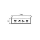 【室名札(アクリル・正面型)】 FA83-SV 5104920 【送料別途】 室名札 室名サイン 室名プレート 室名札プレート 室名札アクリル アクリル室名札