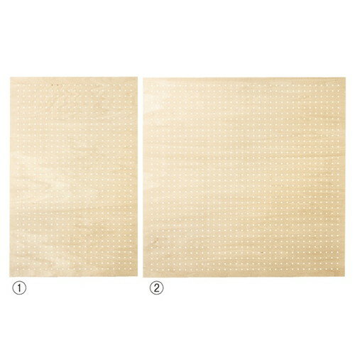 (本体) 有孔パネル 壁面取付タイプ シナ柄 W90×H90cm ※壁面取付金具付き kp38-653-89-2