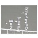 クリップポップスタンド クリア H7.2cm (20個) kp38-204-4-1