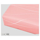 包装紙 ウェーブ 半裁 ピンク (500枚) kp38-280-7-10